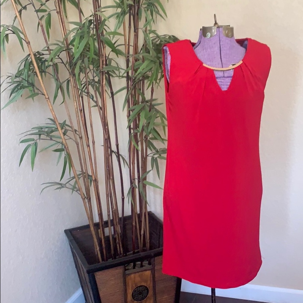 AA studio red dress